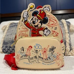 Disney Loungefly with Red and Cream Design